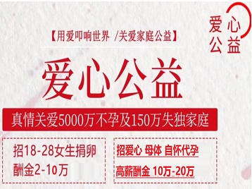岑溪捐卵助孕生子 爱心志愿者招募